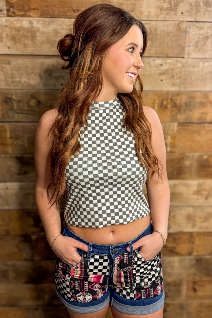 Check On Me Tank Top