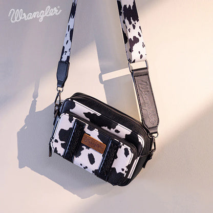 Wrangler Cow Print Crossbody