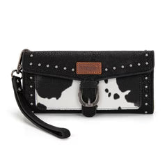 Wrangler Cow Print Wristlet