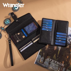 Wrangler Cow Print Wristlet