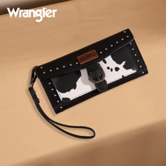 Wrangler Cow Print Wristlet