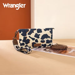 Wrangler Cow Print Wristlet