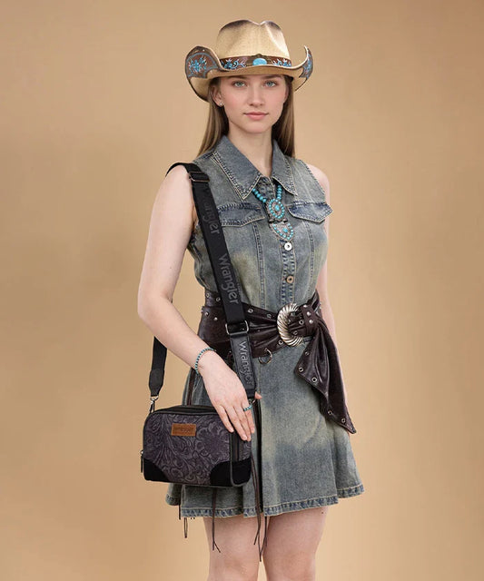 Wrangler Tooled Crossbody