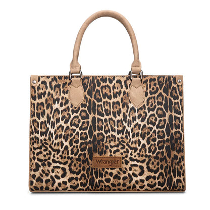 Wrangler Leopard Tote