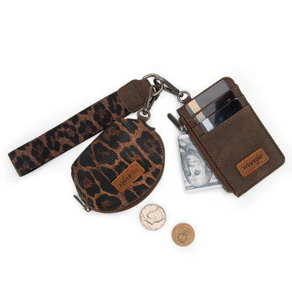 Wrangler Dual Pouch Key Chain Wallet