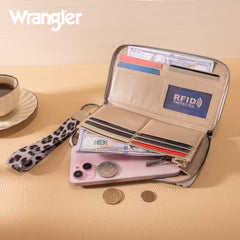 Wrangler Leopard Wallet/Wristlet