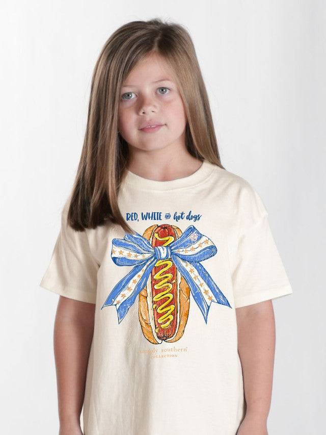 Red White & Hot Dogs Tee