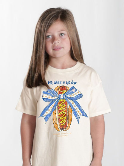 Red White & Hot Dogs Tee