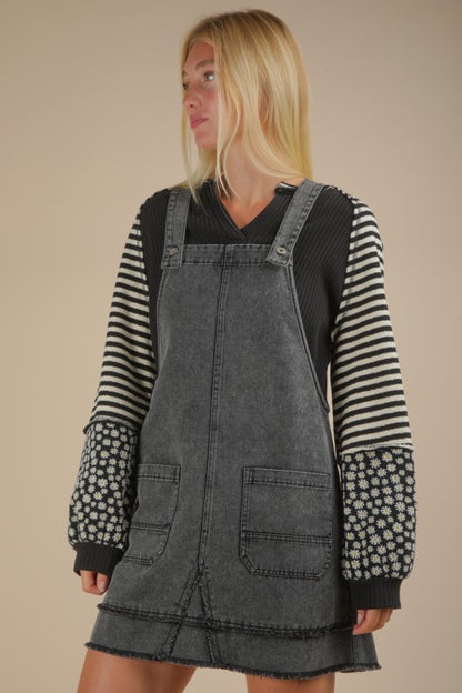 Vintage Vibes Overall Dress