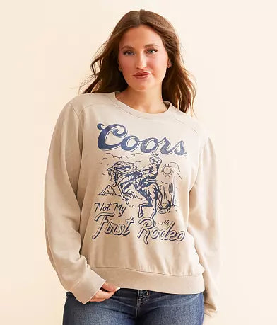 Coors Not My First Rodeo Crewneck