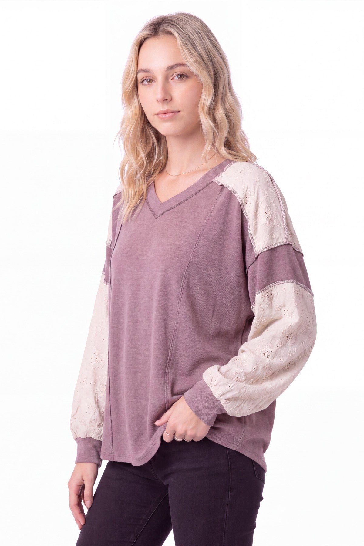 The Cozy Colorblock Pullover