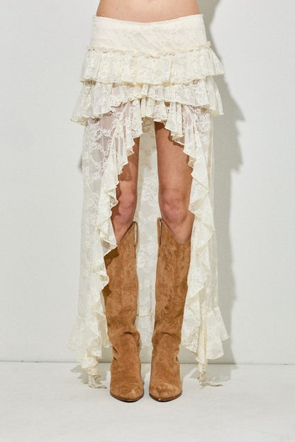 Lassoed In Lace Skirt