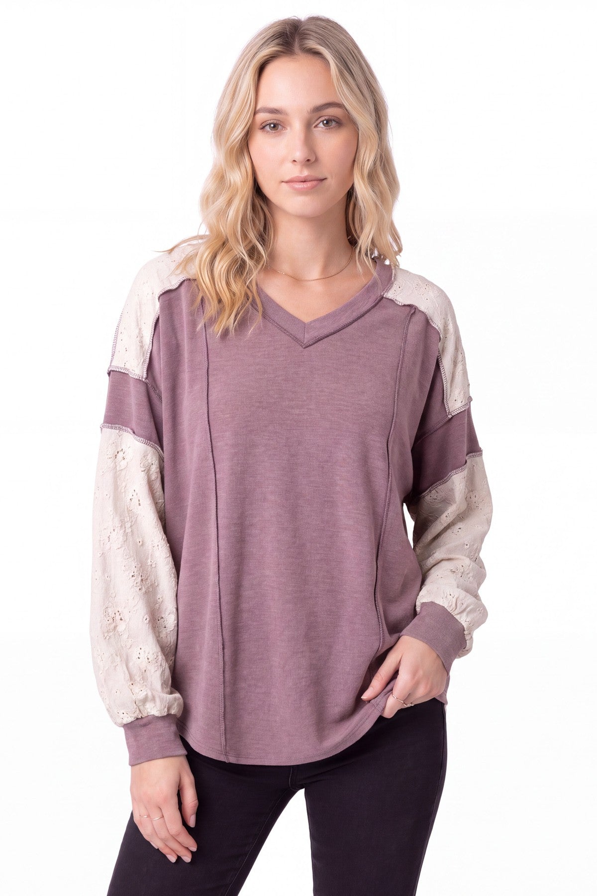 The Cozy Colorblock Pullover
