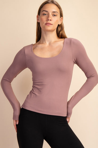 Essential Scoop Long Sleeve