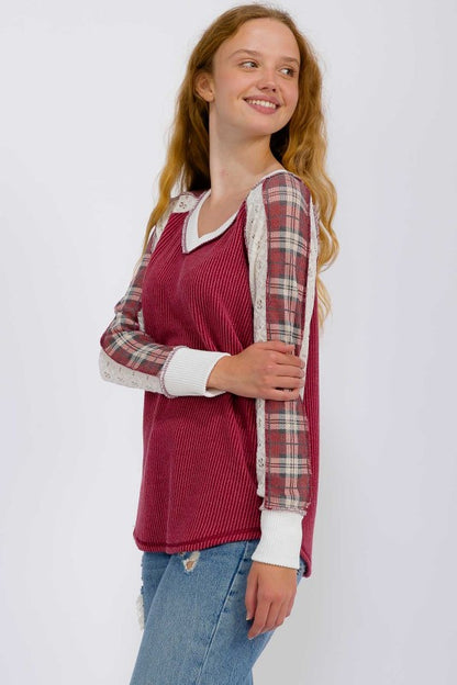 Best Of Plaid Longsleeve Top