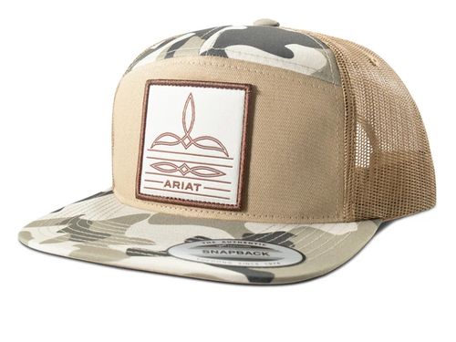 Ariat Camo Boot Stitch Hat