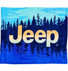Jeep Woodlands Sherpa Blanket