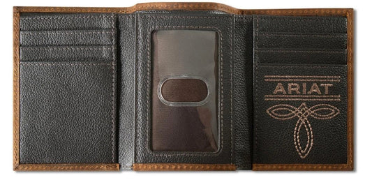 Ariat Trifold Boot Stitch Wallet