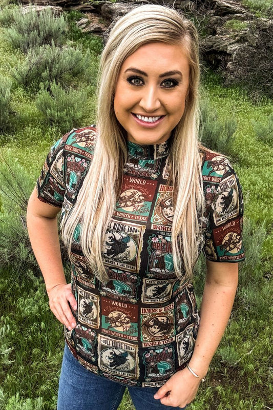 Vintage Rodeo Mesh Top