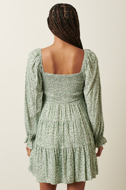 Sage Babydoll Dress