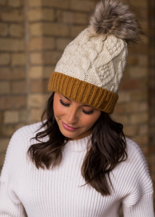 Knit Pom Hat