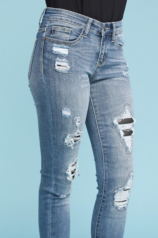 Camo Patch Denim