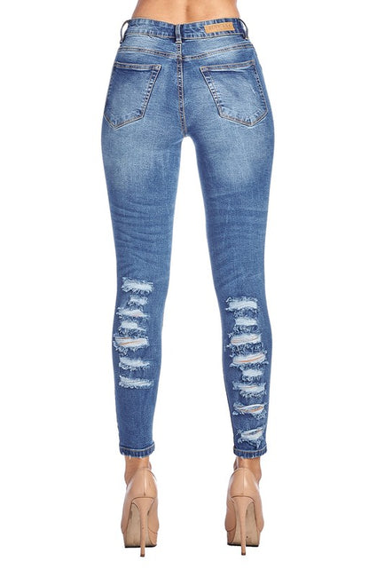 Destroyed Skinny Jeans – Addictive Apparel