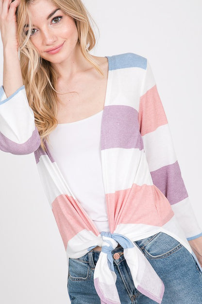 Color Block Cardi