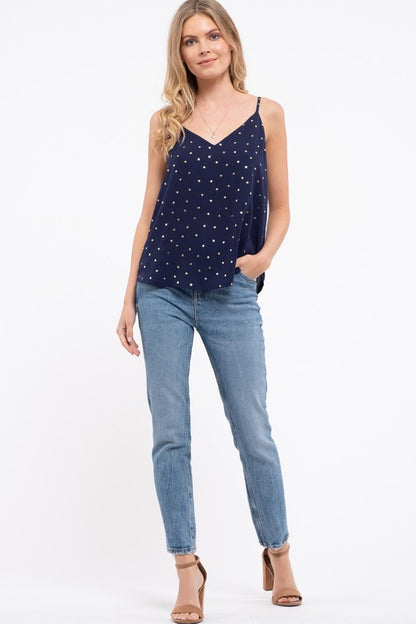 Dot Print Cami