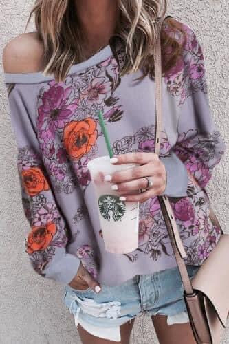 Floral Sweatshirt
