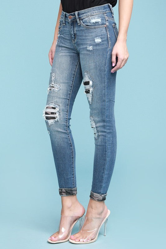 Camo Patch Denim
