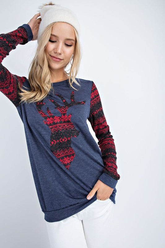 Reindeer Sleigh Sweater