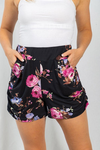Harem Floral Shorts