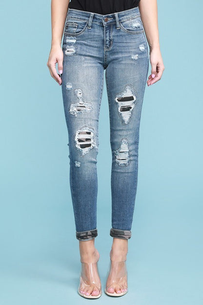 Camo Patch Denim