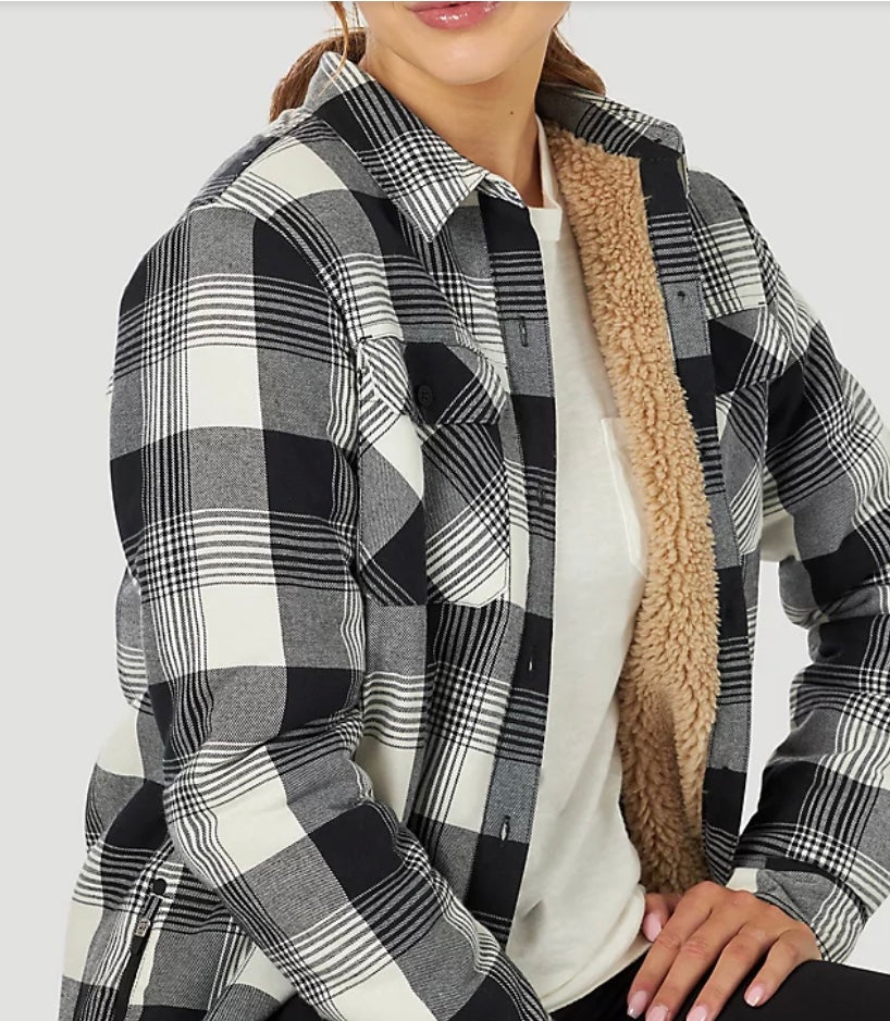 ATG Sherpa Lined Flannel