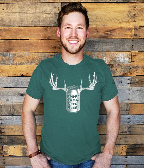 Ammo Camo Deer Beer Tee