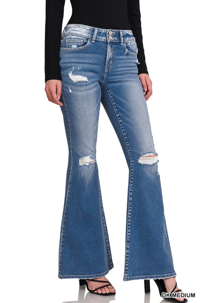 In Your Dreams Flare Denim