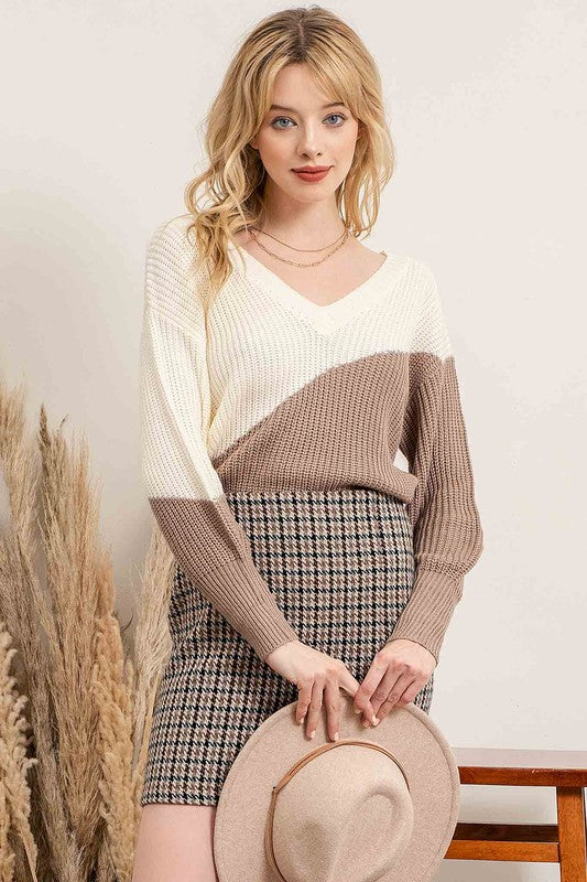 Half and Half Sweater