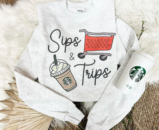 Sips & Trips Sweatshirt