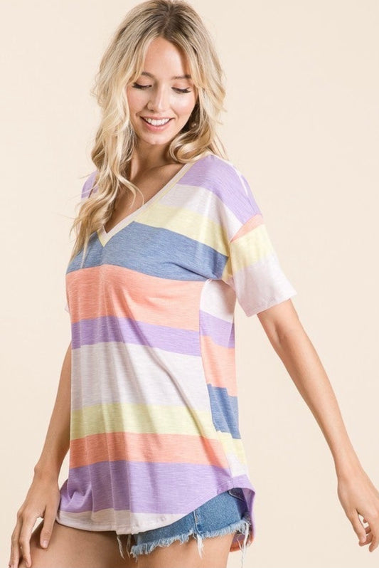 Spring Stripe Tee