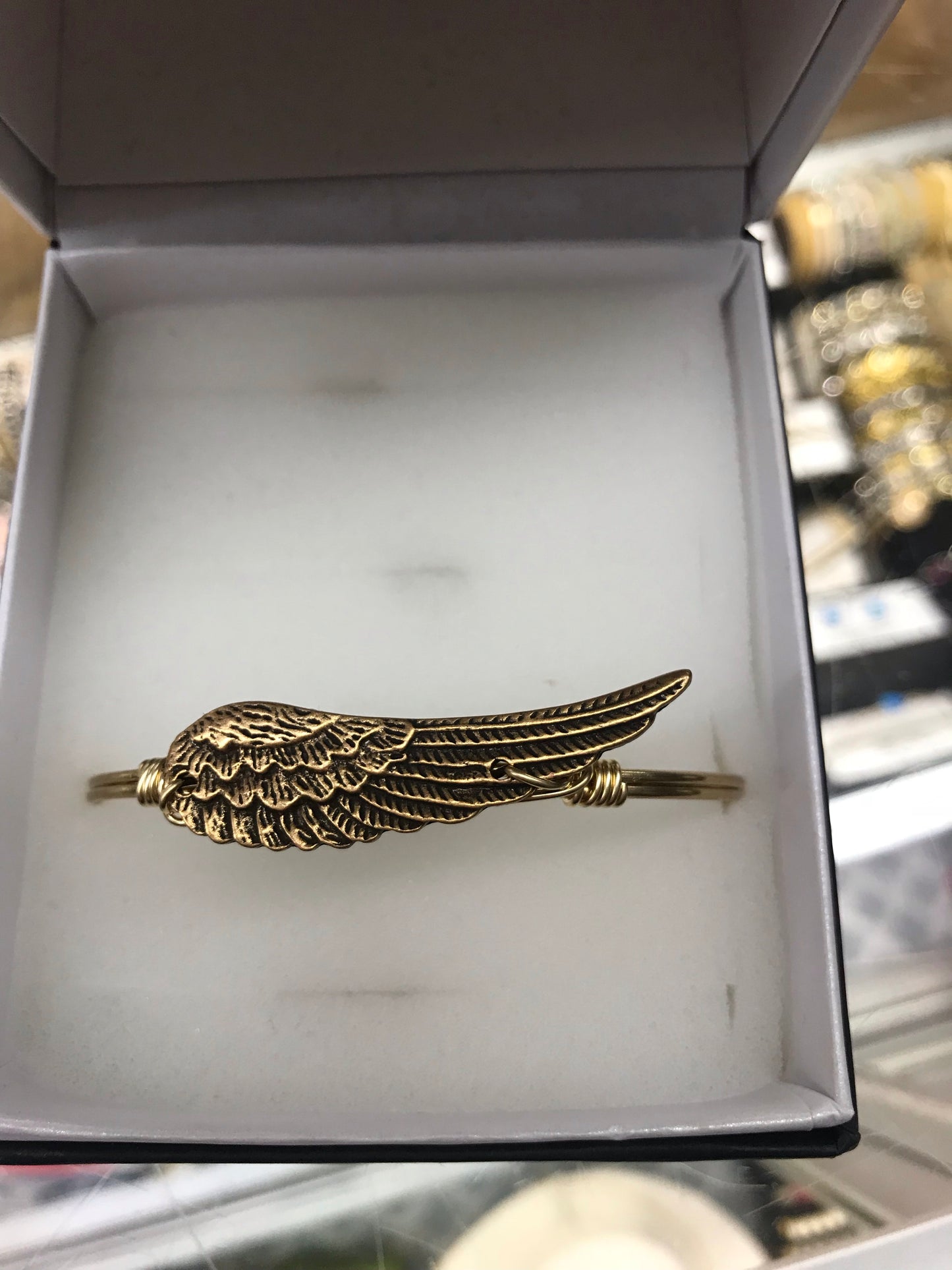 Golden Angel Wing Bracelet