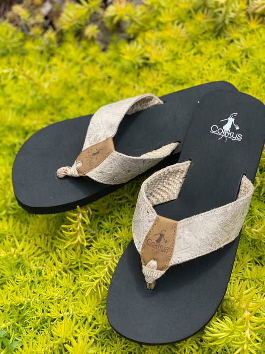 Shaded Gold Flip FLop