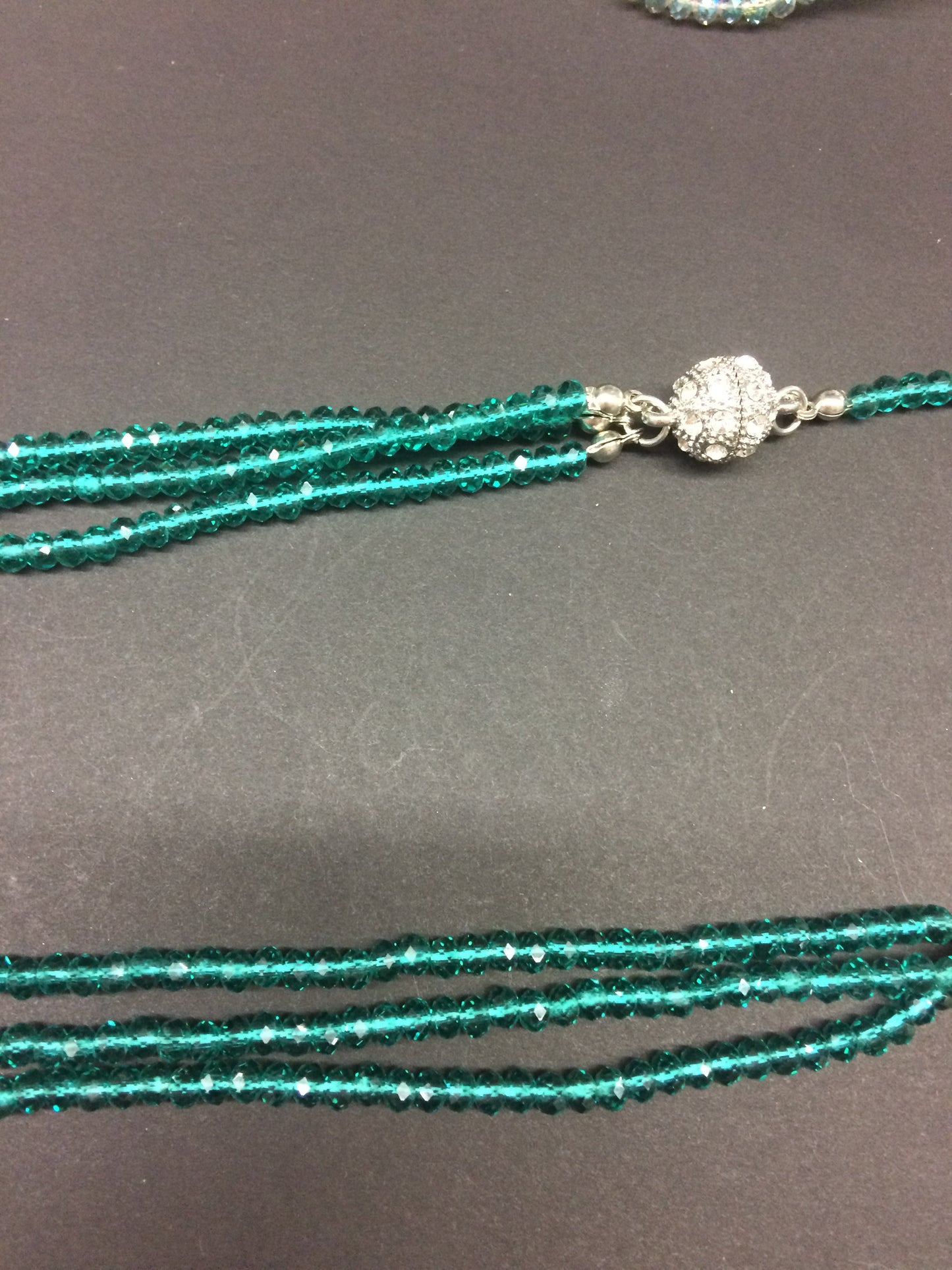 Crystal Multi Strand Necklace