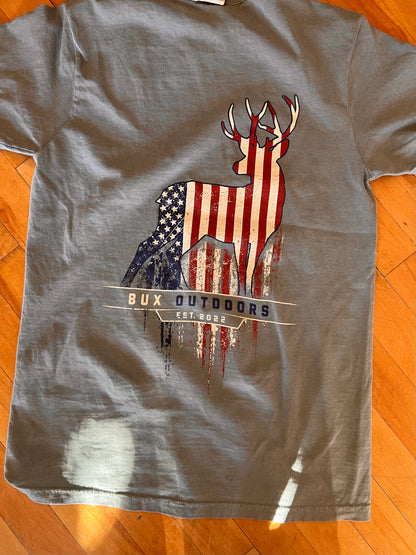 Bux Buck Flag Tee