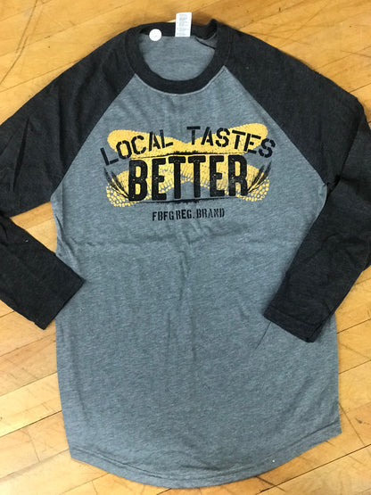 Local Taste Better Baseball Tee