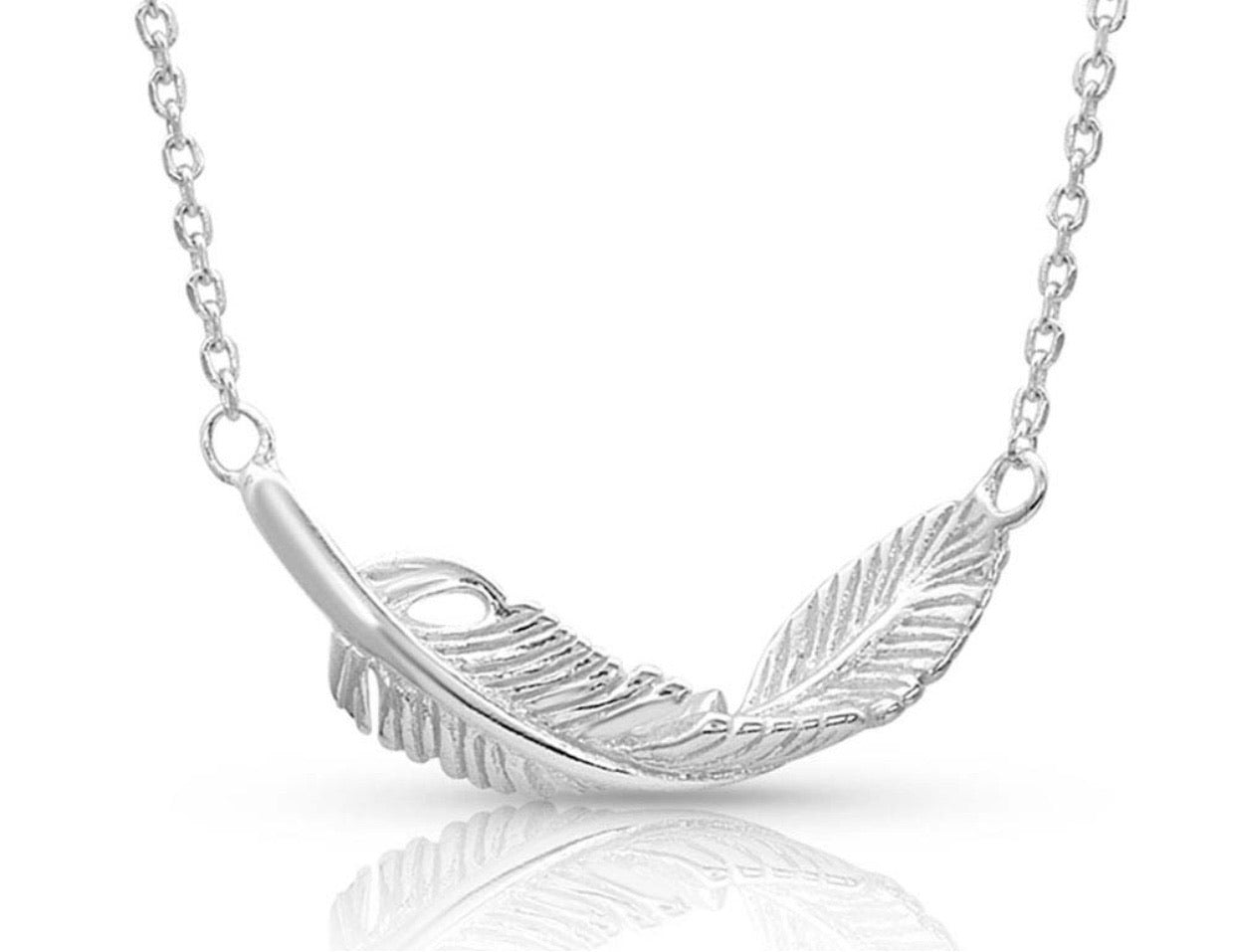 Turning Feather Necklace
